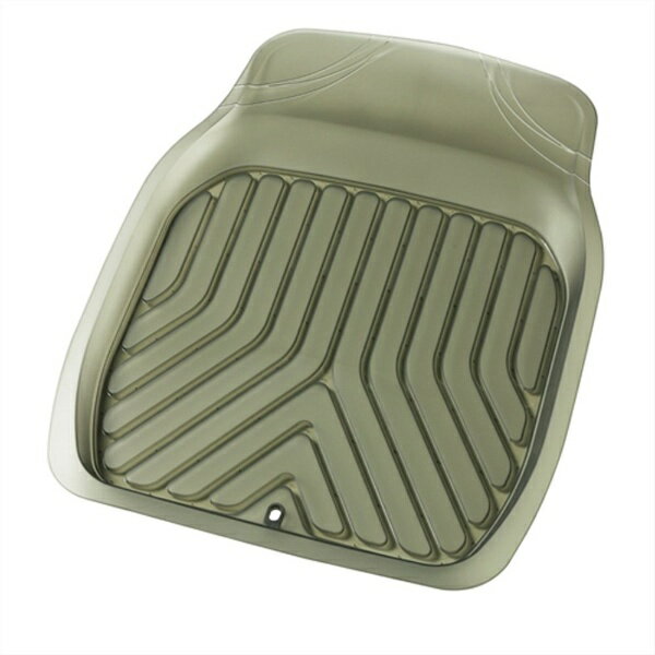 BONFORM｜ボンフォーム 6279-01SM カーマット 3Dプライム 普通車用 フロント用1枚入り 立体構造で汚れキャッチ ズレ防止加工 丸洗いOK サイズ：48×65cm カラー：スモーク