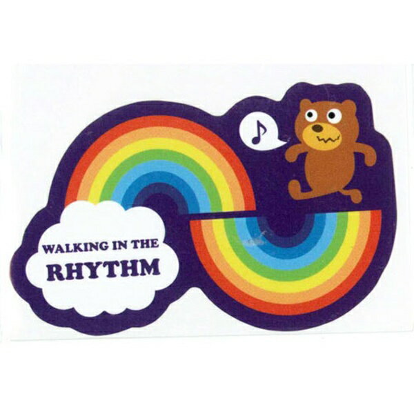 東洋マーク製作所｜Toyo Mark Manufacturing ステッカー WALKING IN THE RHYTH R787