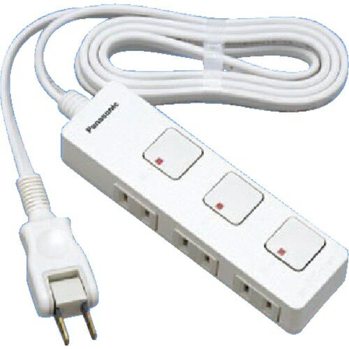 Panasonic｜パナソニック 電源タップ ザ・タップF プレミアム ホワイトレザー WHF2323WLWP [2.0m /3個..