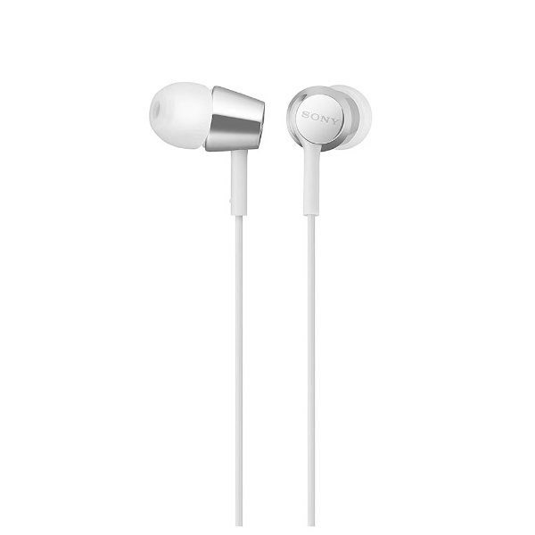 ˡSONY ۥ ʥ뷿 MDR-EX155WQ ۥ磻 [3.5mm ߥ˥ץ饰][MDREX155WQ]