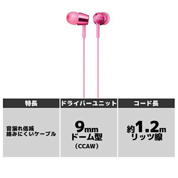 SONY|ソニー イヤホン カナル型 MDR-...の紹介画像2