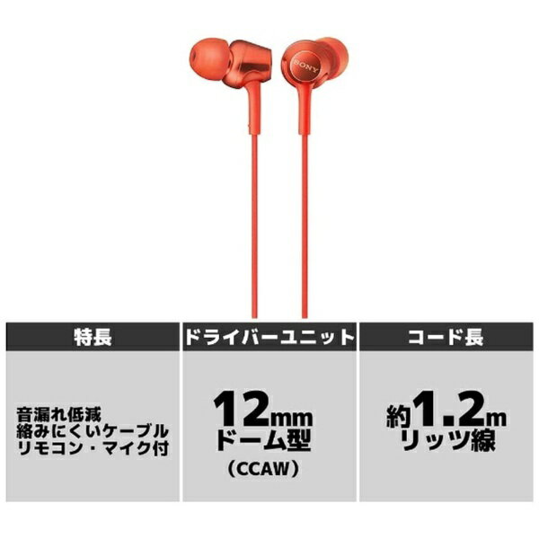 SONY|ソニー イヤホン カナル型 MDR-...の紹介画像2