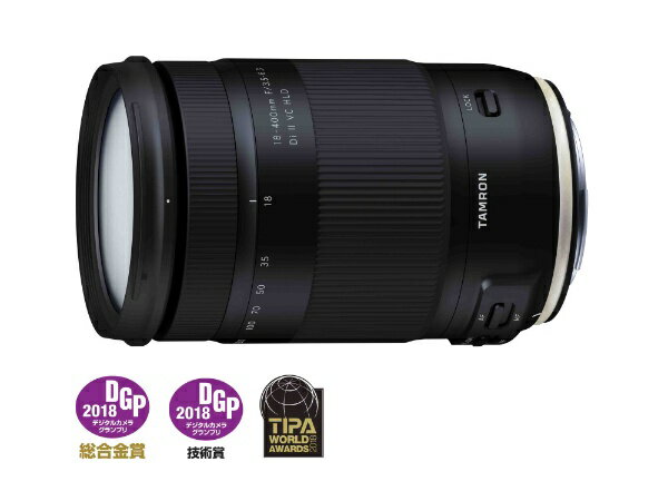 タムロン｜TAMRON カメラレンズ 18-400mm F3.5-6.3 DiII VC HLD APS-C用 ブラック B028 [ニコンF /ズームレンズ][B028N_18_400DI2_VC]