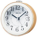 セイコー｜SEIKO 目覚まし時計 【ナチュラルスタイル】 薄茶木目模様 KR504B [アナログ]