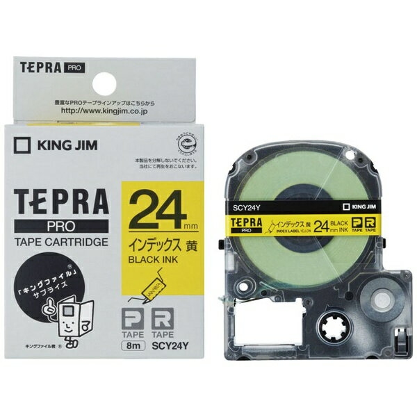 󥰥KING JIM ǥå٥ TEPRA(ƥץ) PRO꡼  SCY24Y [ʸ /24mm]