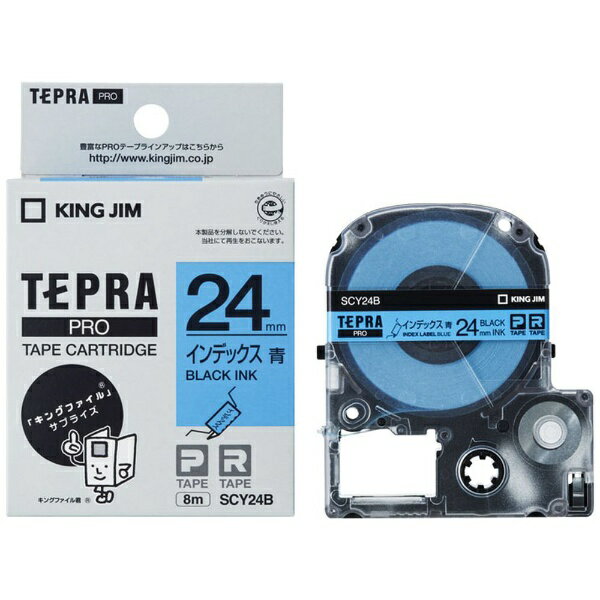 󥰥KING JIM ǥå٥ TEPRA(ƥץ) PRO꡼  SCY24B [ʸ /24mm]