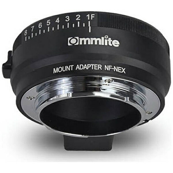 COMMLITE｜コムライト マウントアダプター　（カメラ側：ソニーEマウント、レンズ側：ニコンF（Gマウント対応）） CM-NF-NEX