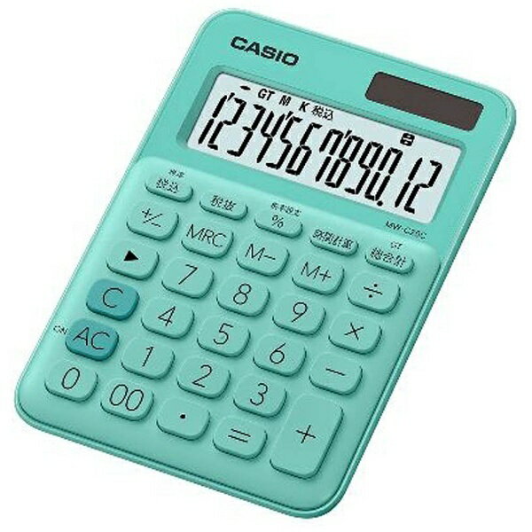 CASIO|カシオ カラフル電卓 ミントグリー...の紹介画像2