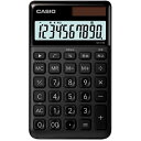 カシオ｜CASIO スタイリッシュ電卓 ブラック NS-S10-BK-N 10桁 NSS10BKN