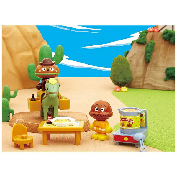 バンダイ　BANDAI それいけ！アンパンマン アンパンマンタウン カレーパンマン＆ハンバーガーキッドドールセット