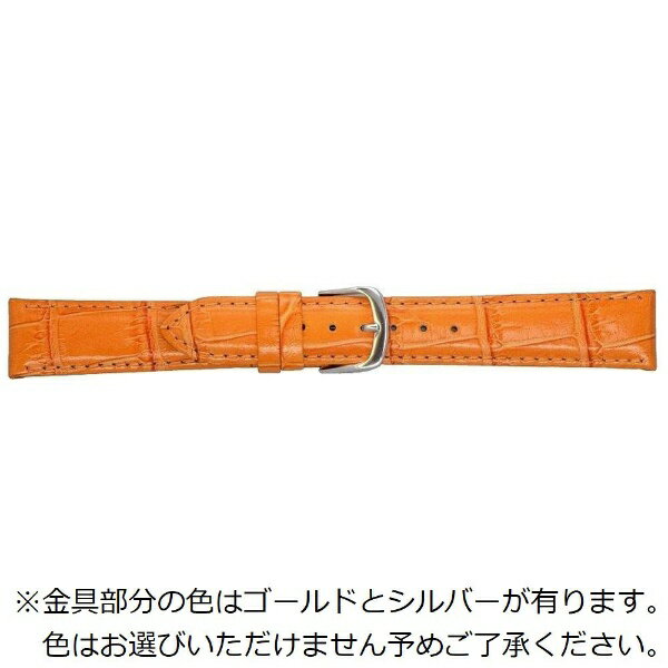 ビーケイシー｜BKC BEAR時計バンド　革（18-16mm・カーフ・オレンジ）　1301918