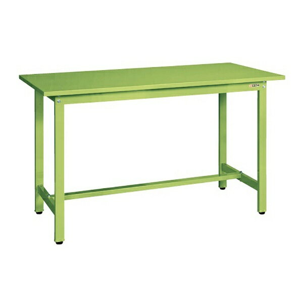 本体は角パイプ（構造用鋼管）を使用しているため非常に堅牢でしかもホコリが溜まりません。仕様■外寸：W1200×D600×H900mm■内寸：W930×D448mm■カラー：サカエグリーン■質量：29kg■天板サイズ：1200×600×25m...
