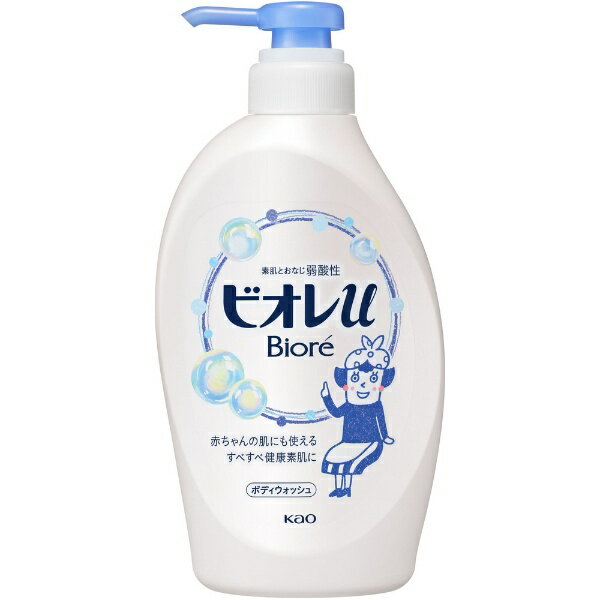 花王｜Kao Biore ビオレu レギュラー ポンプ 480mL フレッシュフローラルの香り（微香性）【rb_pcp】