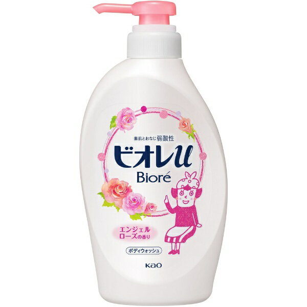 花王｜Kao Biore ビオレu ポンプ 480mL エンジェルローズの香り