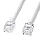 サンワサプライ|SANWA SUPPLY モジュラーケーブル 白