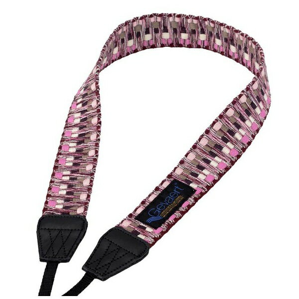 ETSUMI｜エツミ ゲバルトカメラストラップ ビビッドシャギー（ピンク）　GV-001[GV001ビビッドシャギー]