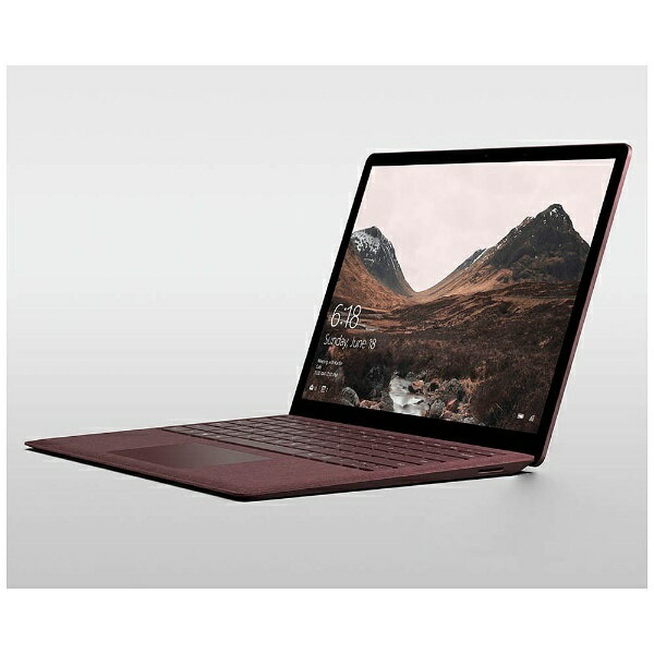 マイクロソフト｜Microsoft Surface Laptop[13.5型/SSD：256GB /メモリ：8GB /IntelCore i5/バーガンディ /2017年8月モデル]DAG-00078 ノートパソコン サーフェス ラップトップ[DAG00078]