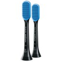 フィリップス｜PHILIPS 舌磨きブラシヘッド 2P ソニッケアー ブラック HX807211 HX807211 【accessories_rb】