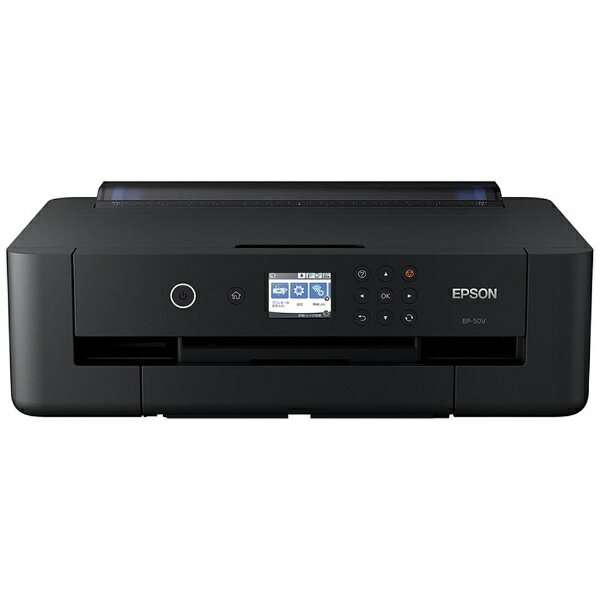 エプソン｜EPSON EP-50V インクジェットプリンター カラリオ ブラック [カード／名刺〜A3ノビ][ハガキ 印刷 プリンタ…