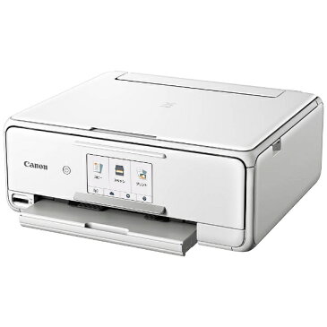 【送料無料】 キヤノン　CANON 【500円OFFクーポン配布中！ 11/9 23:59まで】PIXUSTS8130WH インクジェット複合機 PIXUS（ピクサス） ホワイト [カード／名刺〜A4]