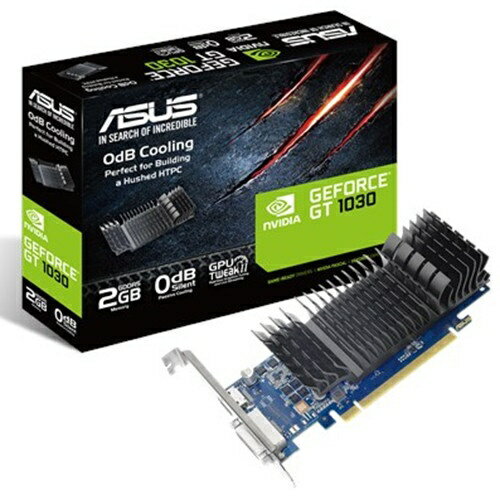 ASUS｜エイスース グラフィックボード NVIDIA GeForce GT 1030搭載 PCI-Express　GT1030-SL-2G-BRK［2GB/GeForce GT…