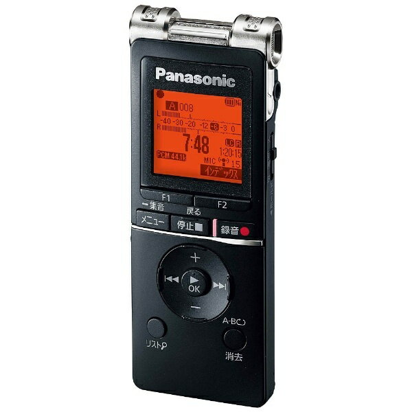 パナソニック　Panasonic RR-XS470 ICレコーダー ブラック [8GB][録音機 ボイスレコーダー 小型 高音質 長時間]