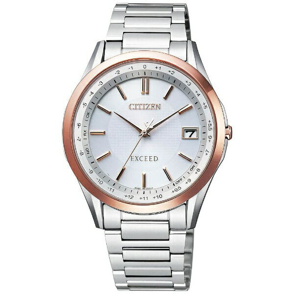 【エントリーで最大全額ポイント還元｜6/11まで】 CITIZEN｜シチズン ［ソーラー電波時計］エクシード（EXCEED） 「エコ・ドライブ電波時計 ダイレクトフライト針表示式 ペア」　CB1114-52A