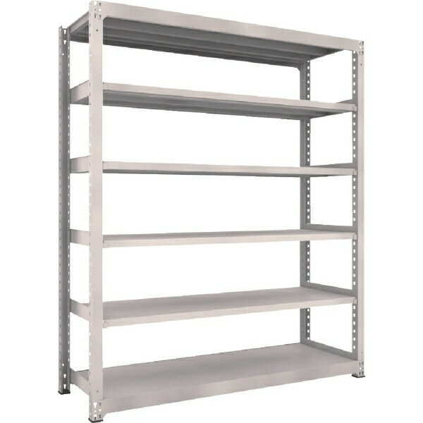 トラスコ中山｜TRUSCO NAKAYAMA TRUSCO　M5型中量棚　1800X571XH2100　6段　単体　ネオグレ M5-7666 NG..