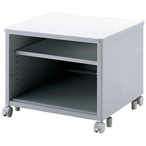 サンワサプライ｜SANWA SUPPLY プリンタ台 [W600xD550xH500mm] eデスク(Pタイプ） ライトグレー ED-P6055LN 【メーカー直送・代金引換不可・時間指定・返品不可】