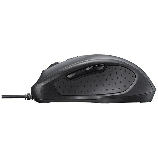 BUFFALO｜バッファロー マウス ブラック BSMBU308BK [BlueLED /有線 /5ボタン /USB]