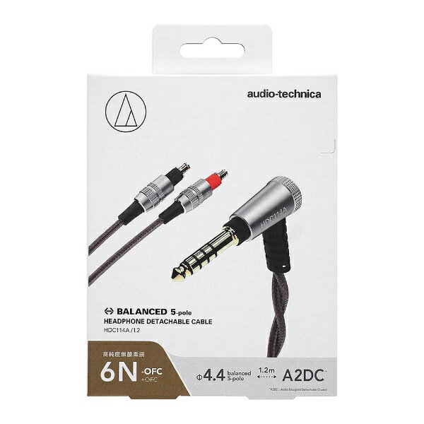 オーディオテクニカ｜audio-technica ヘッドホン用着脱ケーブル　HDC114A/1.2[HDC114A12]