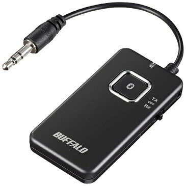 BUFFALO　バッファロー Bluetoothオーディオトランスミッター&レシーバー 低遅延対応　BSHSBTR500BK