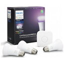 フィリップス　PHILIPS PLH03CS LED電球 Hue（ヒュー）スターターセット [3個][PLH03CS]