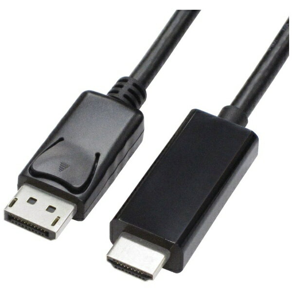 ainex｜アイネックス 映像変換ケーブル ブラック AMC-DPHD20 [HDMI⇔DisplayPort /2m]