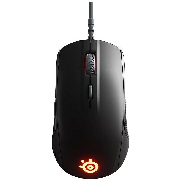 STEELSERIES 有線光学式ゲーミングマウス［USB・Mac／Win］SteelSeries Rival 110（6ボタン・ブラック）　62466