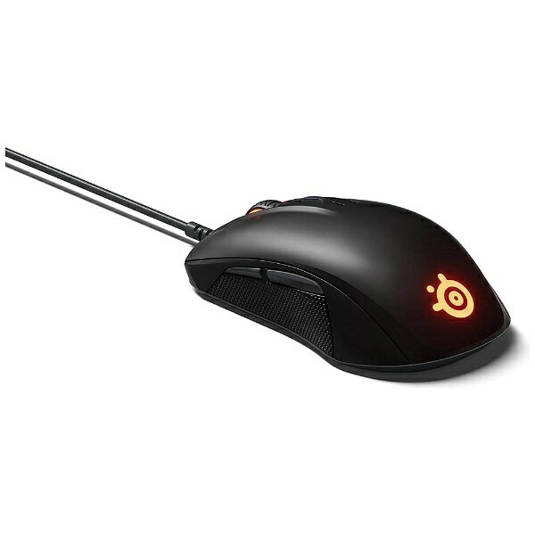 STEELSERIES 有線光学式ゲーミングマウス［USB・Mac／Win］SteelSeries Rival 110（6ボタン・ブラック）　62466