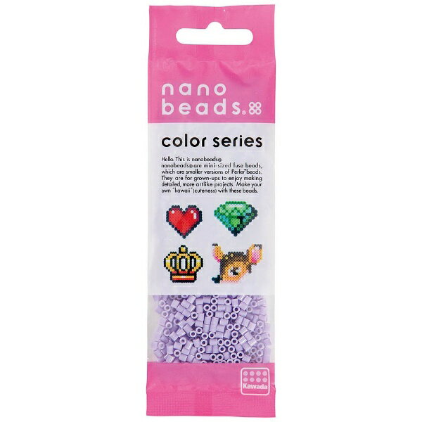 人気のアイロンビーズに、オトナが楽しめるミニサイズのシリーズが登場！！1袋に約1，000ピース入っています。■ ナノビーズとは…1ピースのサイズがパーラービーズの約4分の1サイズ（φ2．6mm×H2．8mm）で、より細かでリアルなビーズアートが作成可能です。