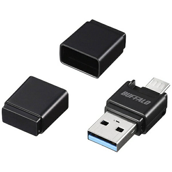 BUFFALO｜バッファロー BSCRM118U3BK microSD専用カードリーダー BSCRM118U3シリーズ ブラック [USB3.0/2.0 /スマホ対応]