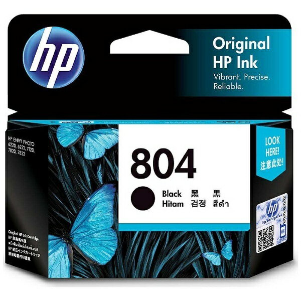 HP｜エイチピー T6N10AA 純正プリンターインク 804 黒 T6N10AA 【rb_pcp】