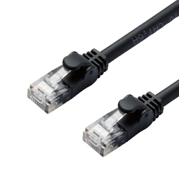 ELECOM｜エレコム LANケーブル CAT6A やわらかタイプ 3m 10GBASE-T対応 500MHz 高速通信 ストレート結線 ノイズ耐性 ヨリ線仕様 ブラック ブラック LD-GPAYC/BK3 [3m /カテゴリー6A /スタンダード]