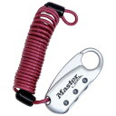 マスターロック|Master Lock ダイヤル式コイルケーブルロック(暗証番号ロック) 90cm レッド 1559JADRED