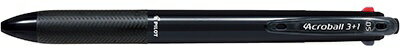 PILOT｜パイロット アクロボール 3+1 多機能ボールペン ブラック BKHAB-50EF-B [0.5mm]