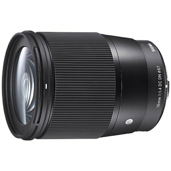 シグマ｜SIGMA カメラレンズ 16mm F1.4 DC DN Contemporary ブラック マイクロフォーサーズ /単焦点レンズ 16MMF14DCDNC