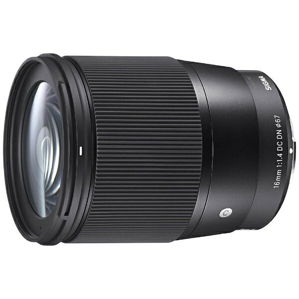 シグマ｜SIGMA カメラレンズ 16mm F1.4 DC DN APS-C用 Contemporary ブラック ソニーE /単焦点レンズ 16MMF14DCDNC