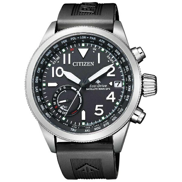 シチズン｜CITIZEN ［ソーラー電波時計］プロマスター（PROMASTER） 「LANDシリーズ エコ・ドライブGPS衛星電波時計F150 ダイレクトフライト」　CC3060-10E