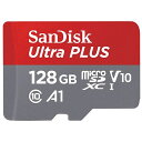 【まとめ買いで最大10 OFFクーポン(5/31まで)】 サンディスク｜SanDisk microSDXCカード 128GB/Class10 ウルトラ シリーズ Ultra PLUS SDSQUBC-128G-JB3CD Class10 /128GB 【media_matome】