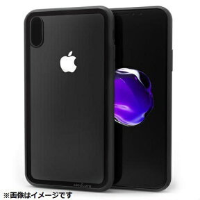 ABSOLUTE TECHNOLOGY｜アブソルート iPhone X用　LINKASE CLEARケース Gorilla Glass　ブラック縁・ブラックTPU　ATLCGIPX/BLK