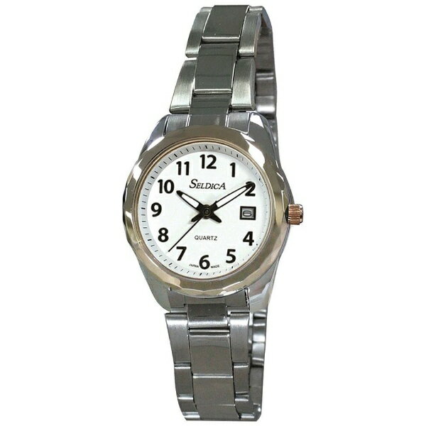 クレファー｜CREPHA SELDICA セルディカ レディース 腕時計 ステンレスベルト CREPHA（クレファー） シルバー×ピンクゴールド SD-AL048-WTT [正規品]