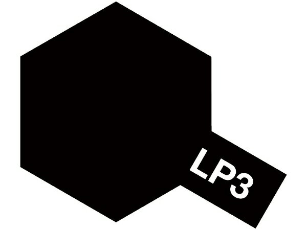 タミヤ　TAMIYA タミヤカラー ラッカー塗料 LP-3 フラットブラック【rb_pcp】