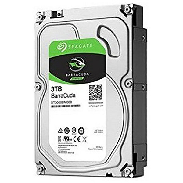 SEAGATE｜シーゲート ST3000DM007 内蔵HDD SATA接続 BarraCuda3.5(キャッシュ256MB) 3TB /3.5インチ 【バルク品】 ST3000DM007